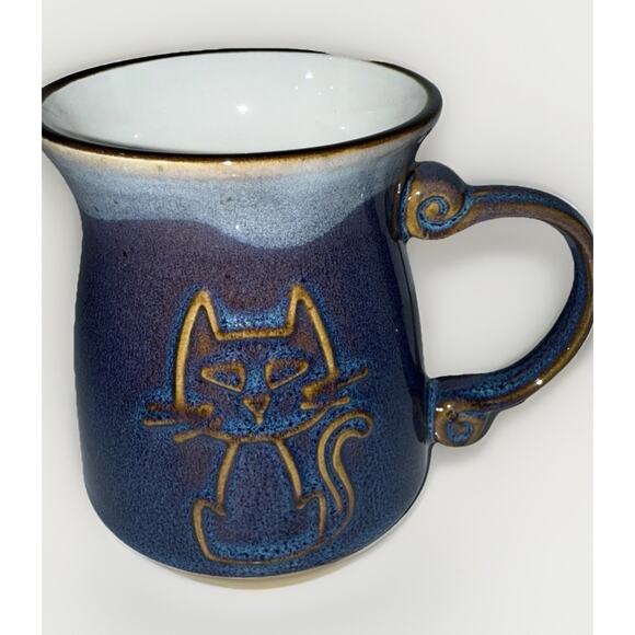 La Rochelle Kitten Cat Coffee Tea Mug Ceramic Stoneware 4” - Picture 1 of 5